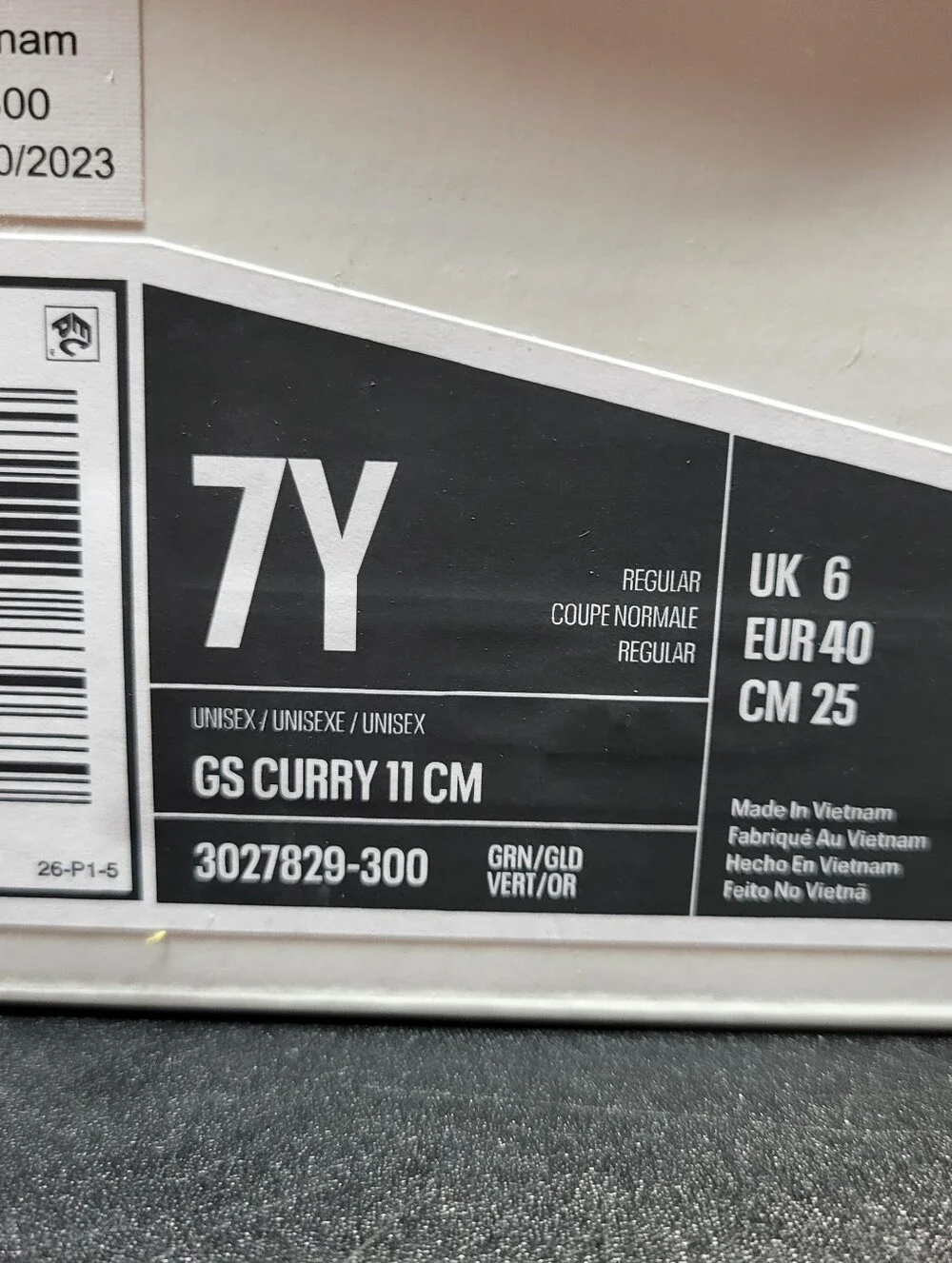 *NEW* Under Armour Steph Curry Flow 11 Blue/Gold Basketball Shoes Size 7Y